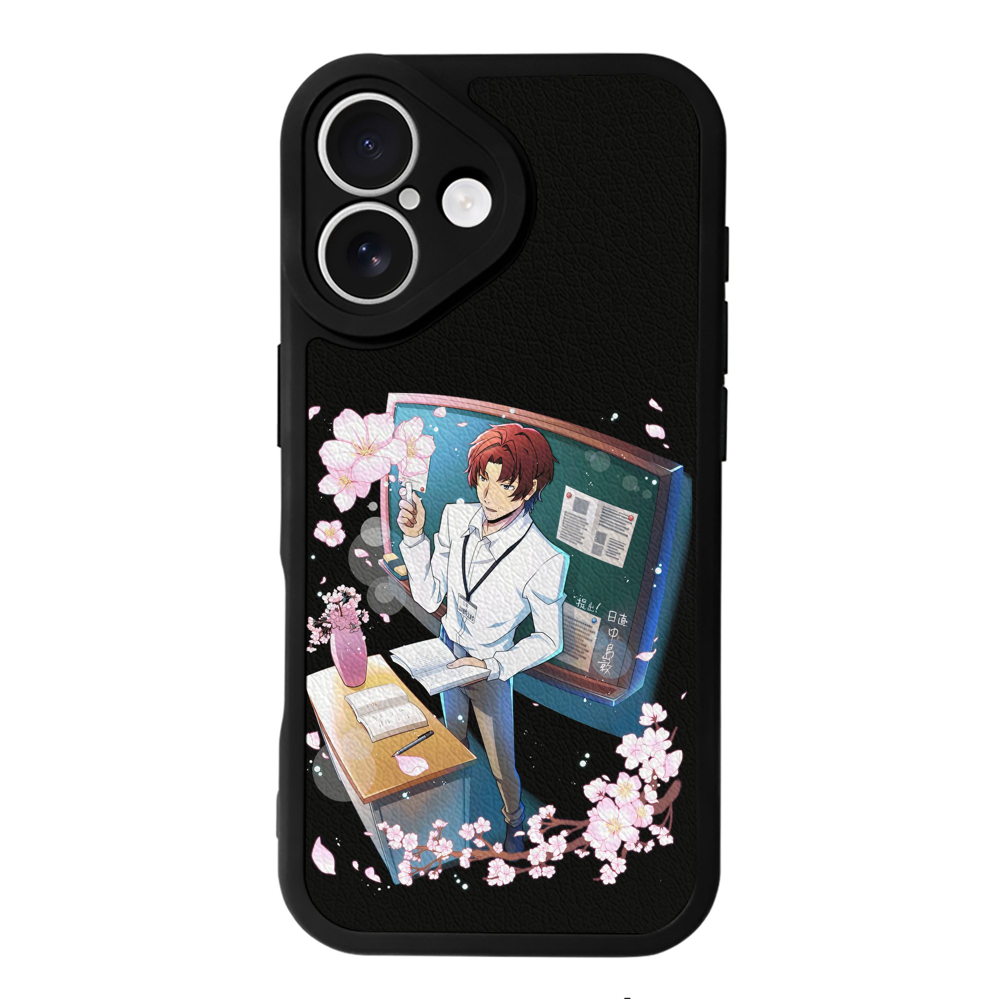 （画像用） 文豪ストレイドッグス Bungo Stray Dogs 【iPhone 16シリーズ対応】シリコンスマホケース（レザー調） 材質：シリコン